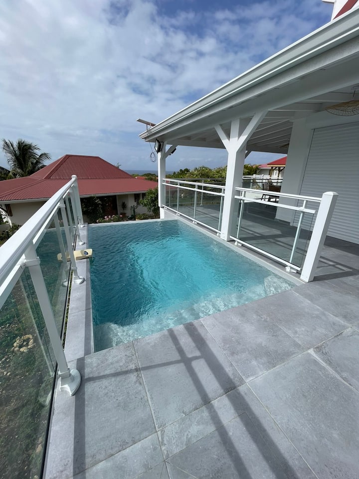 Piscine de la Villa Bèl Horizon à Marie-Galante